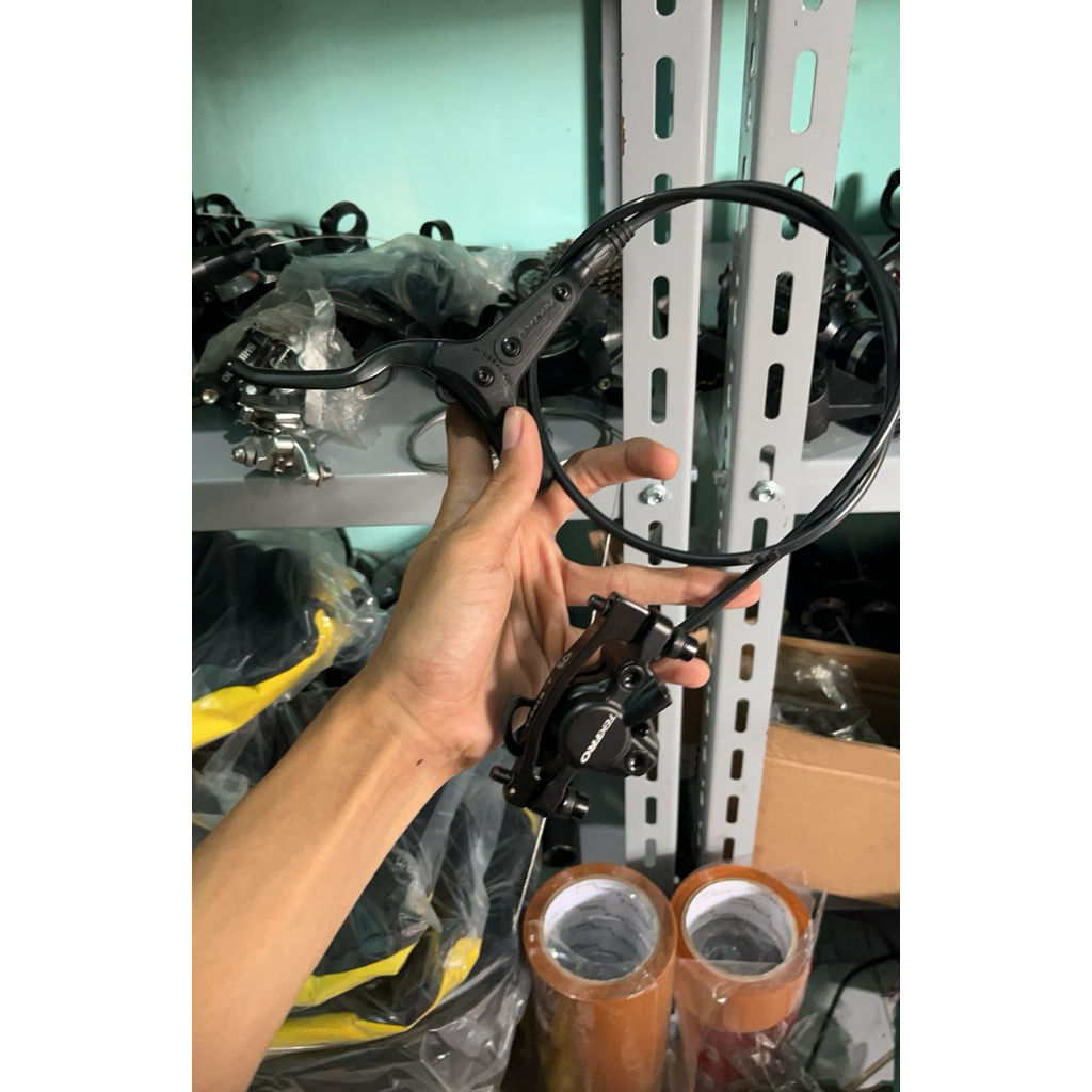 Brakeset hidrolic Tektro depan saja /kiri(panjang kabel 90cm)