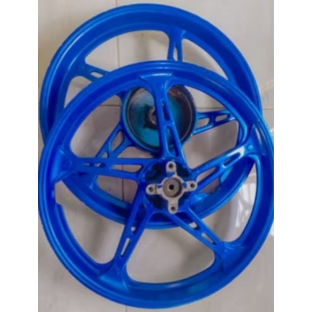 velg pelek racing 1 set depan belakang motor Jupiter Z burung/Jupiter Z1 ZX robot/Jupiter MX old/Veg