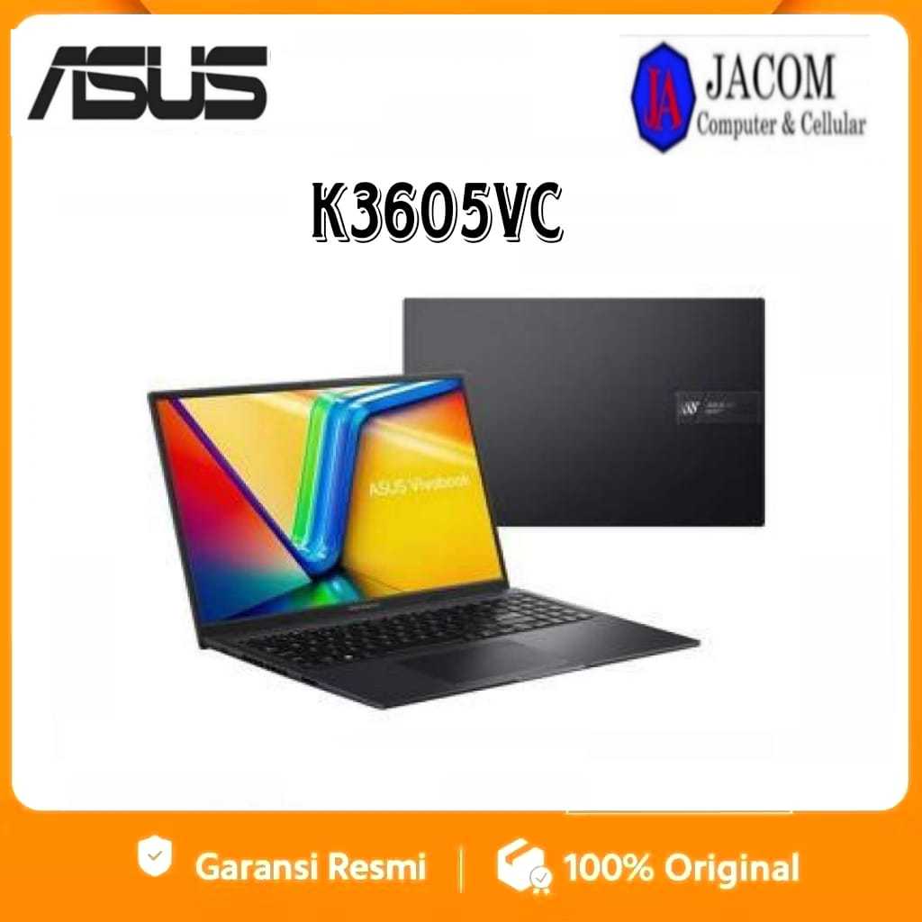 LAPTOP ASUS K3605VC Ci513420H 8/512GB  RTX3050 BLACKORIGINAL GARANSI RESMI