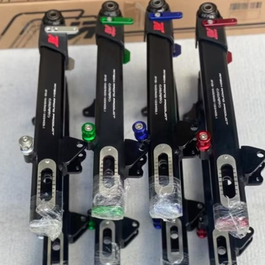 SWING ARM AITECH LENGAN AYUN CB MODEL KAZE BEGEL PENDEK 34 CB GL 100 MERAH HITAM BIRU SILVER AITECH