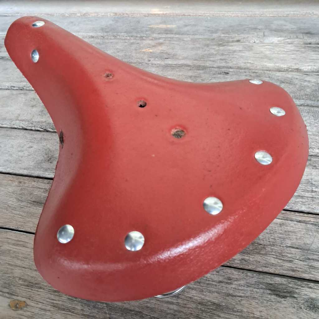 Sadel sepeda kebo Sadel sepeda onthel Sadel kulit Sepeda Unto ontel / SADEL KULIT 28 INCH RRT COKLAT