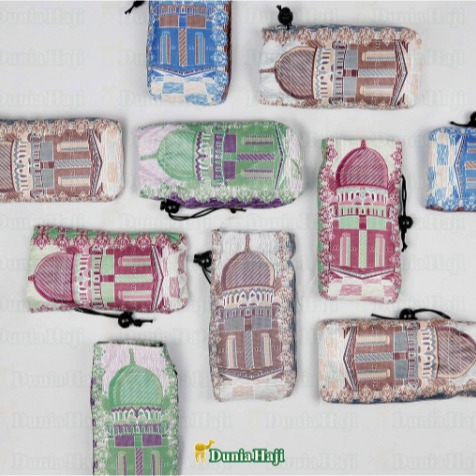 Sajadah TAS DOMPET Motif Abu Dhabi Turkey ( 5 Warna Series ) Sajadah Travel  [BEST SELLER]