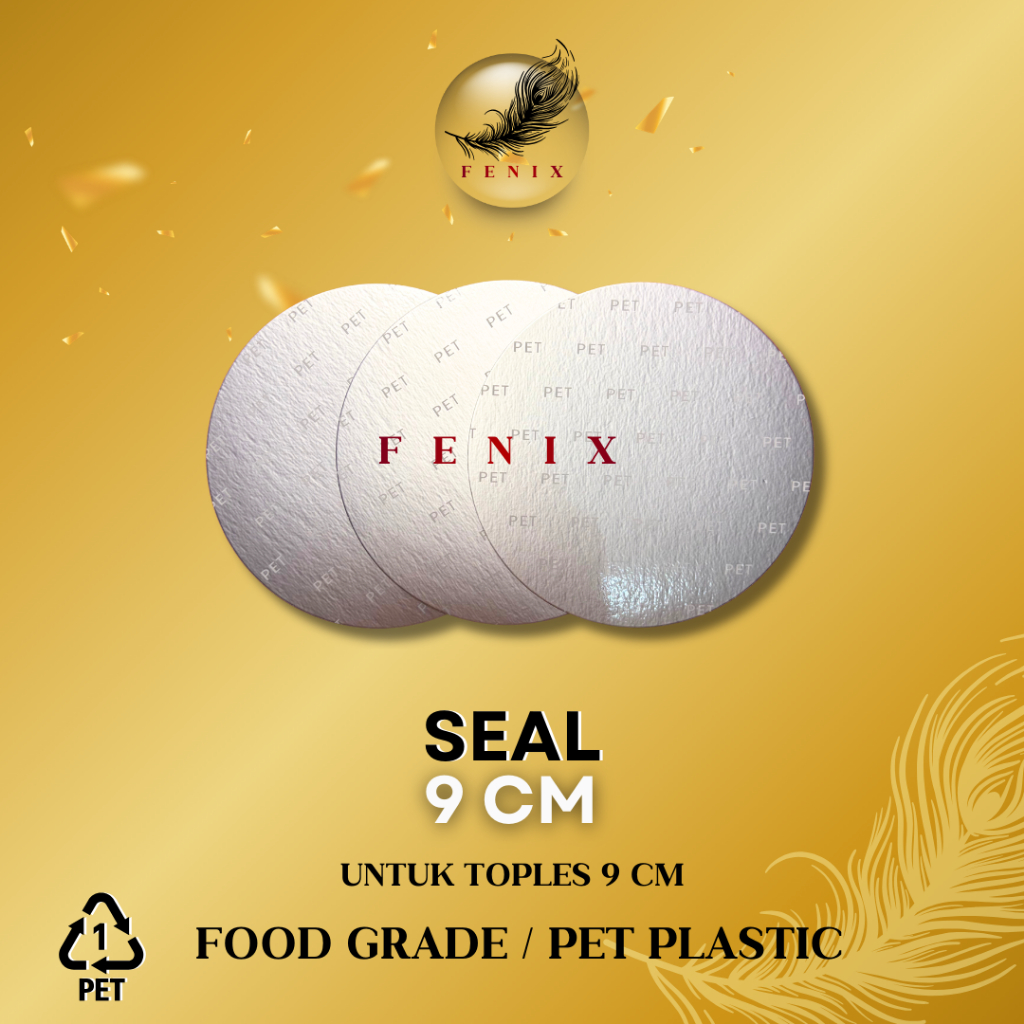 Segel Toples 9CM PET Seal Aluminium Seal Toples Diameter 9cm