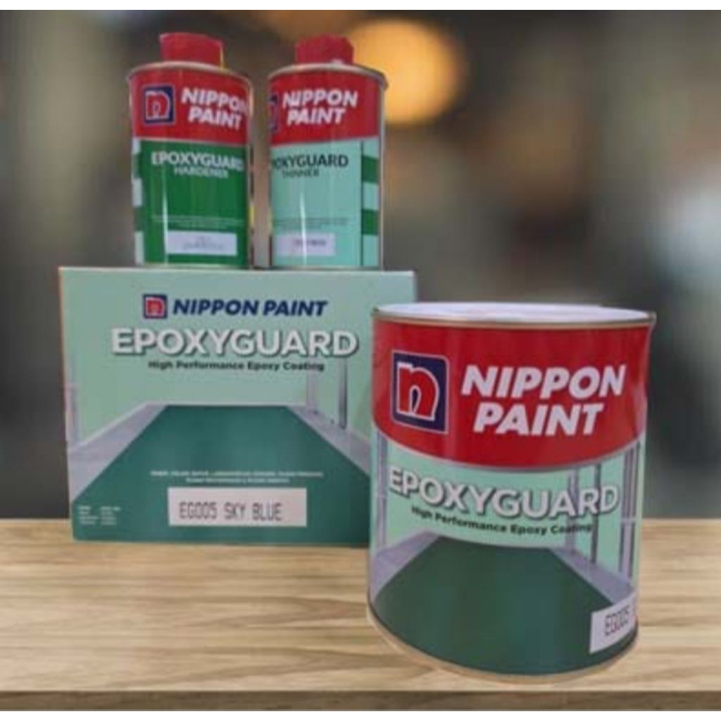 NIPPON Epoxy Guard Cat Lantai 1 Ltr Set