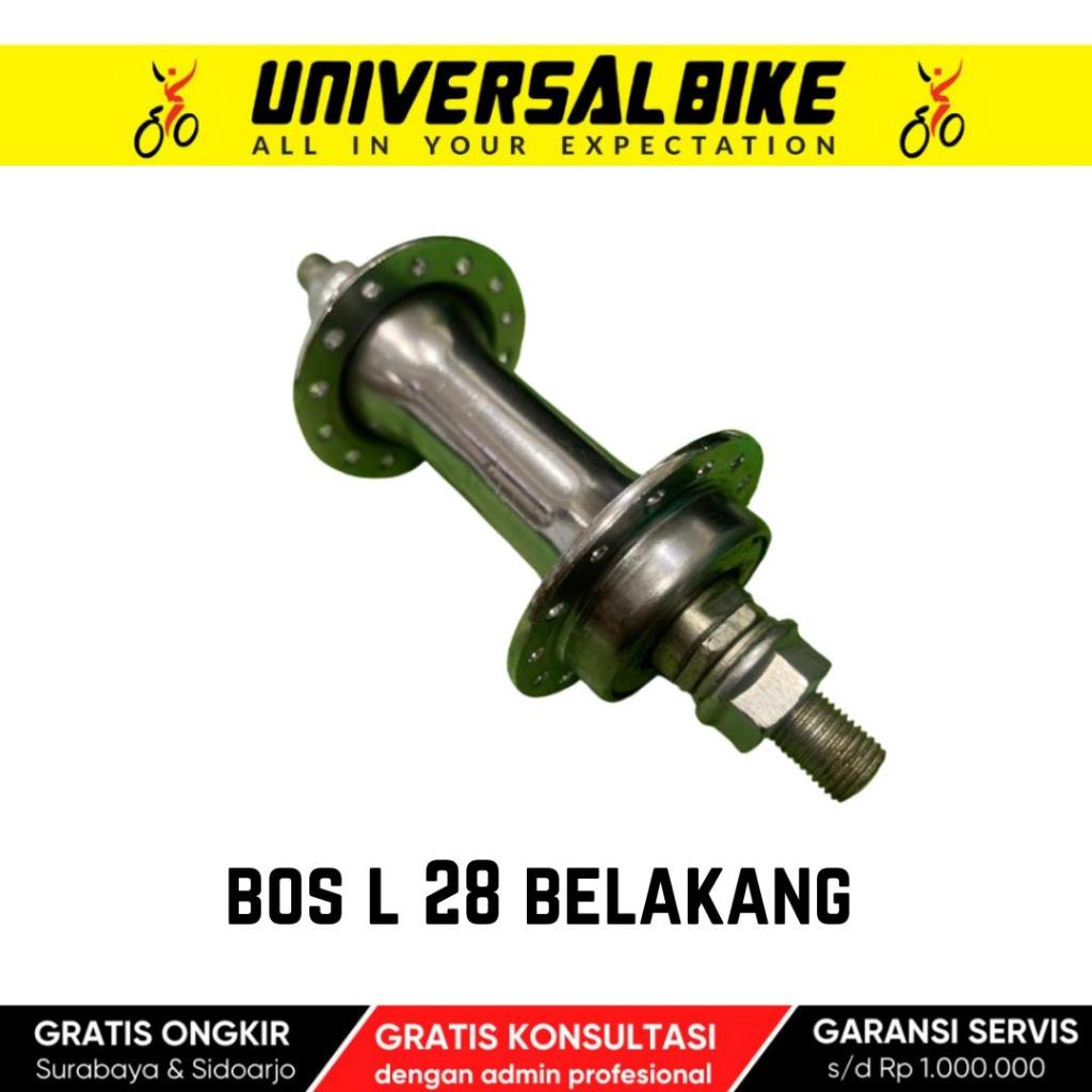 Hub Bos Belakang Lubang 28  Sepeda