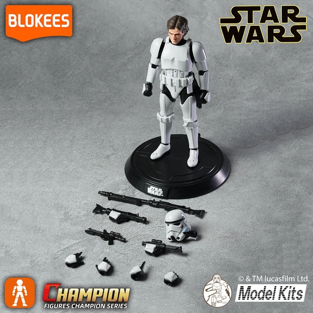 Blokees Stormtrooper Han Solo Star Wars Model Kit Global Version