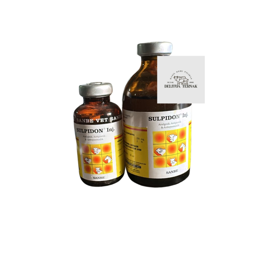 SULPIDON Injeksi – Analgesik, Antipiretik & Antispasmodik untuk Hewan