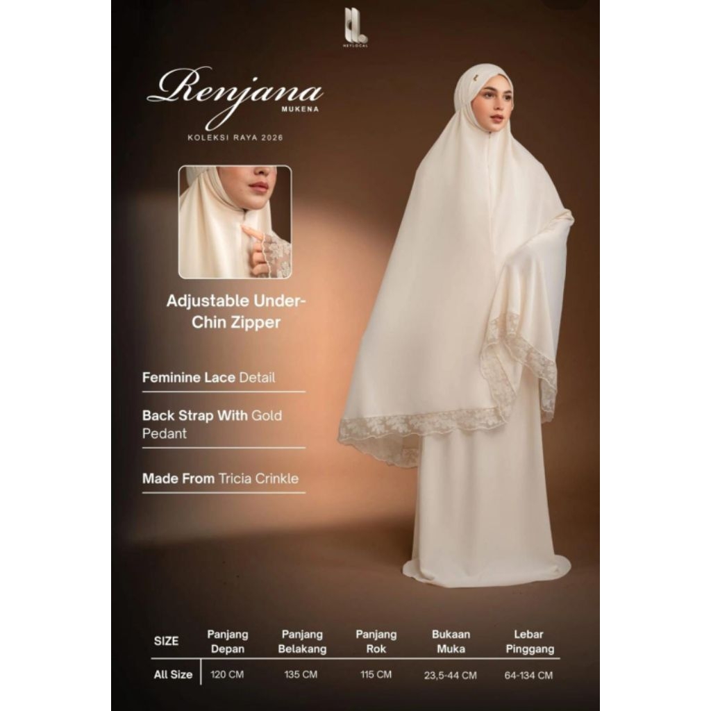 MUKENA LEBARAN WANITA ORIGINAL HEYLOCAL