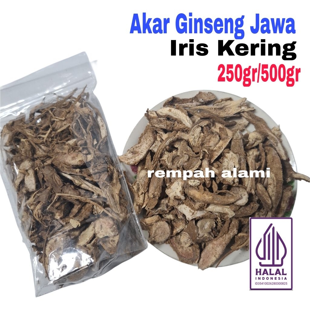 Ginseng Jawa Kering / Akar Ginseng Jawa 250/500gr