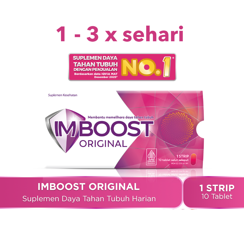 Imboost Tablet Immunity Booster Daya Tahan Tubuh - 1 Strip 10 @Tablet