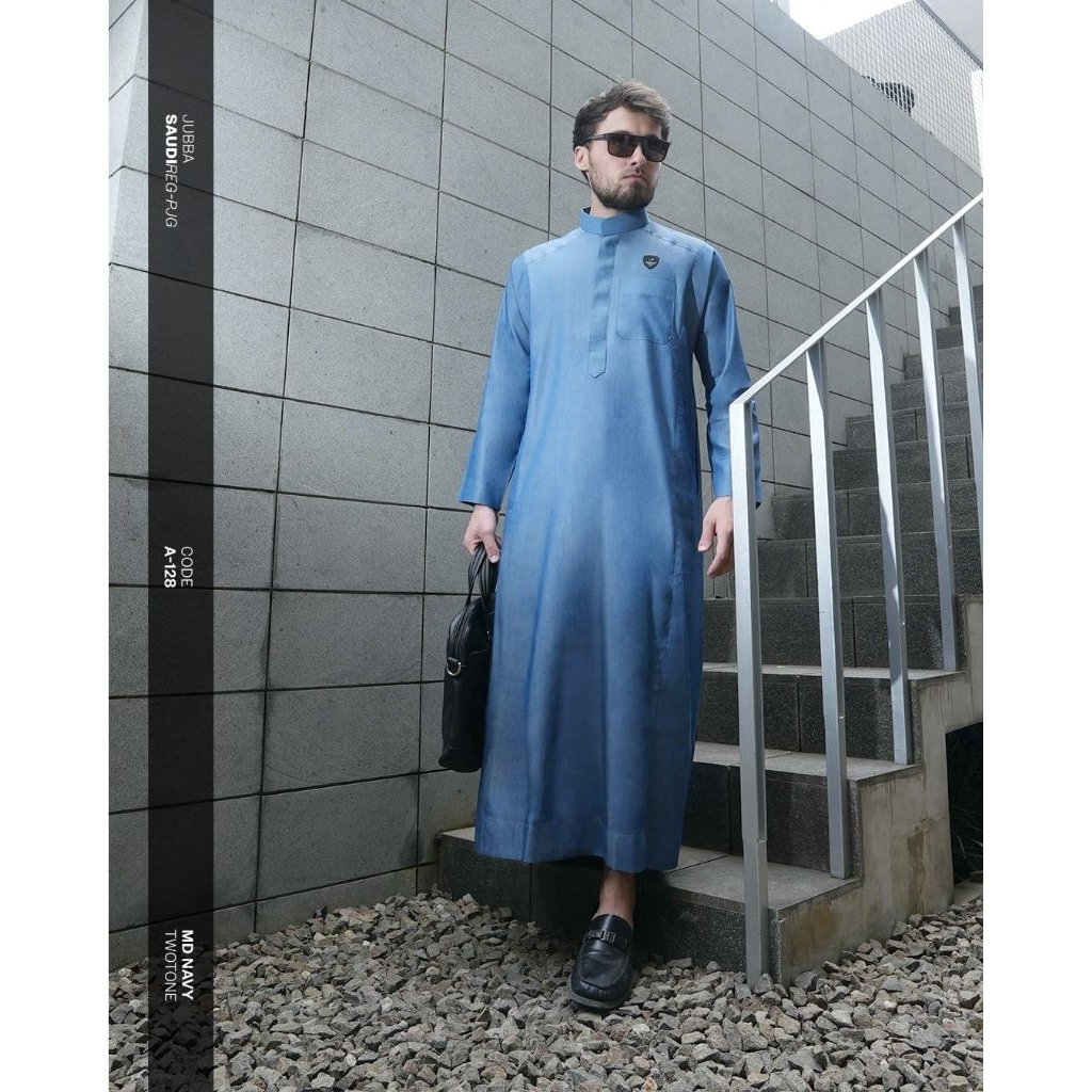 SAMASE JUBBA SAUDI REG LS A128 NAVY BLACK