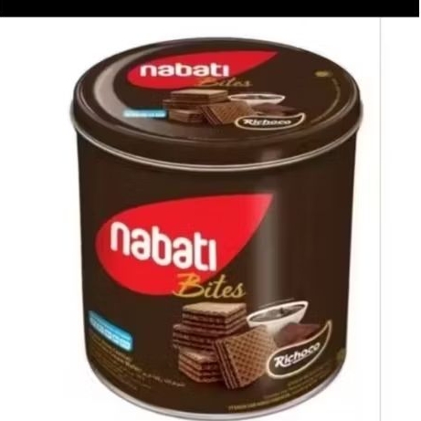 Wafer nabati kaleng  coklat