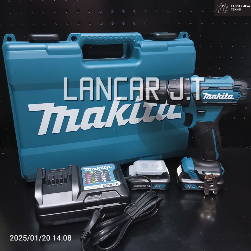 Mesin Bor Baterai Cordless 12V Makita HP333D HP333DWYE Cordless Drill