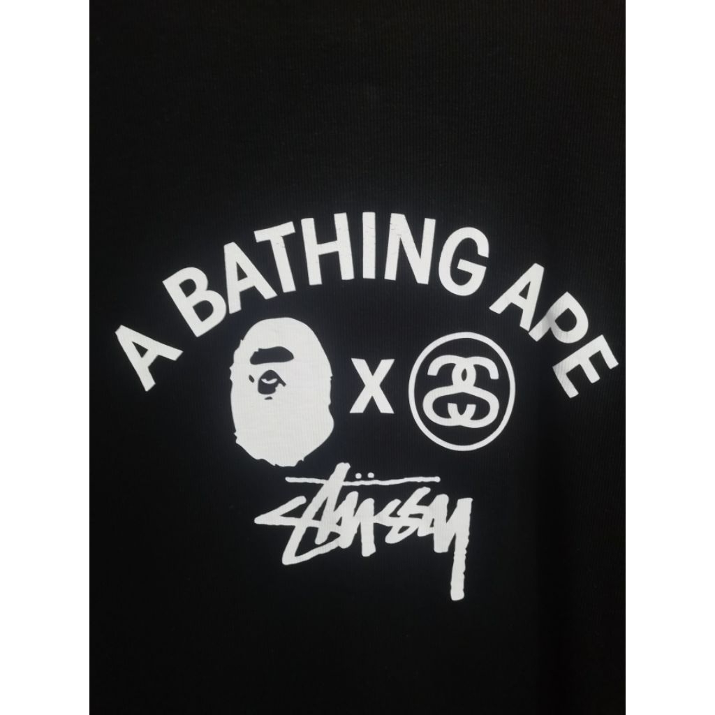 KAOS KASUAL KOLAB BAPE X STUSSY