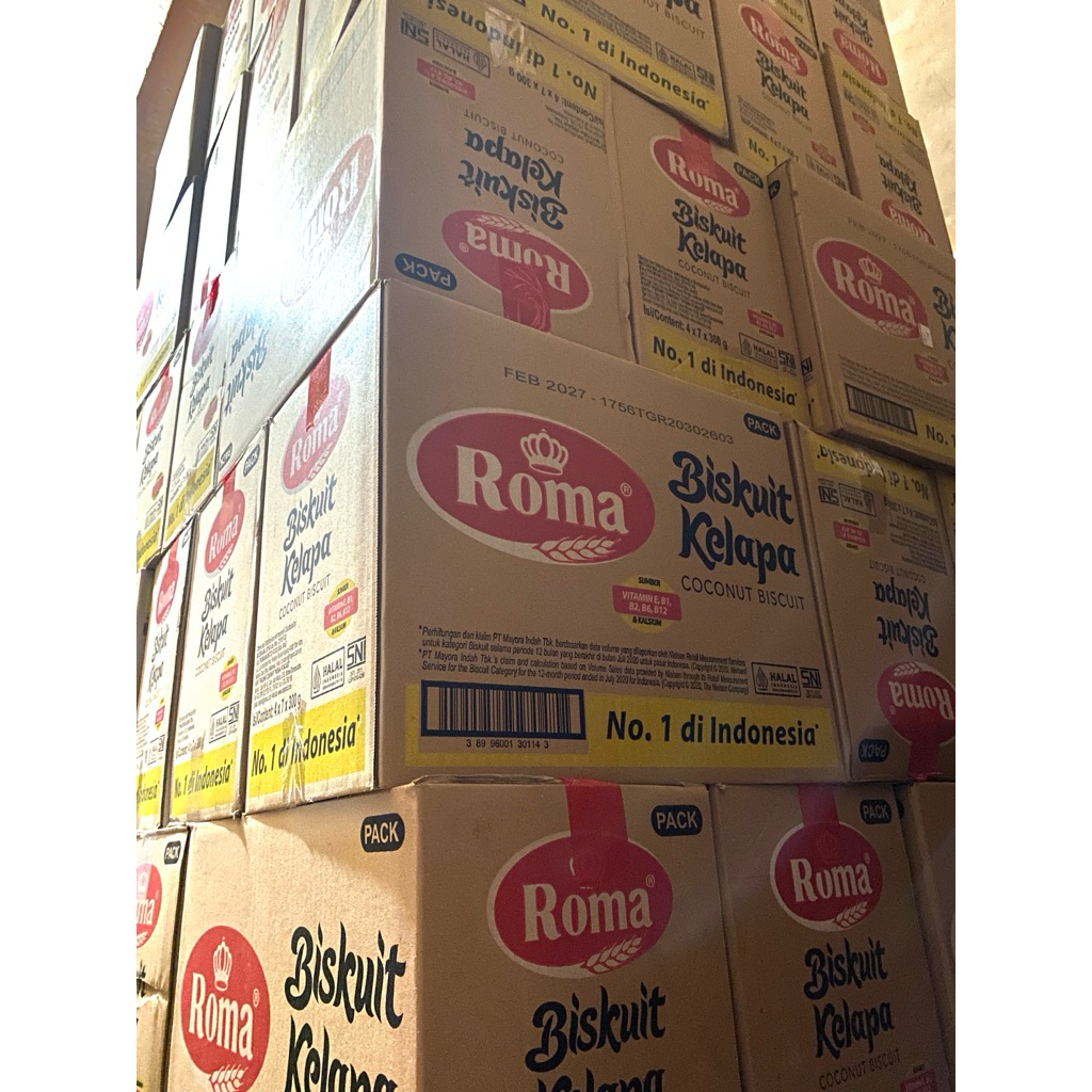 Biskuit Roma Kelapa 300g - 1 Dus isi 28 Pcs