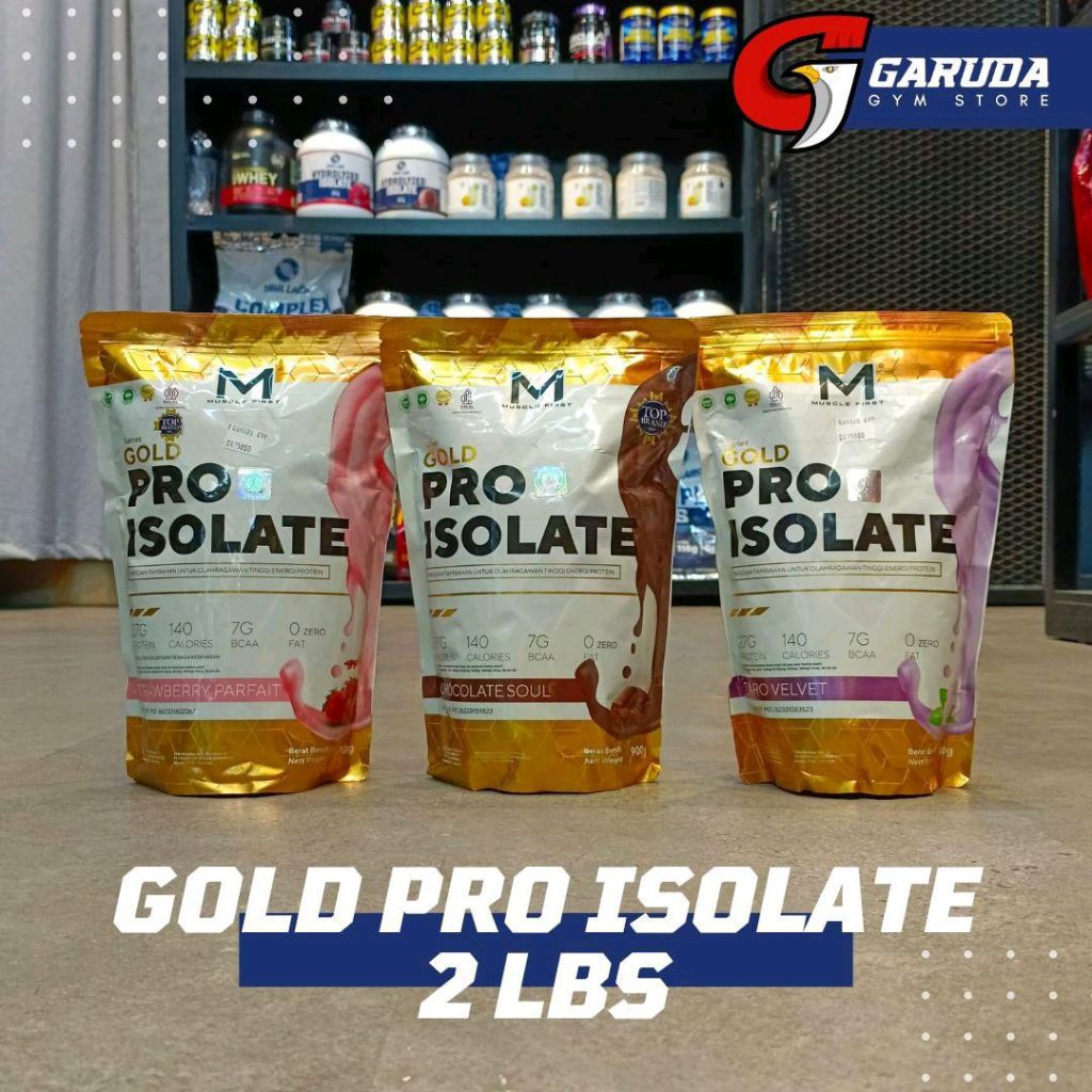 Muscle First Pro isolate 2lbs Whey isolate BPOM HALAL