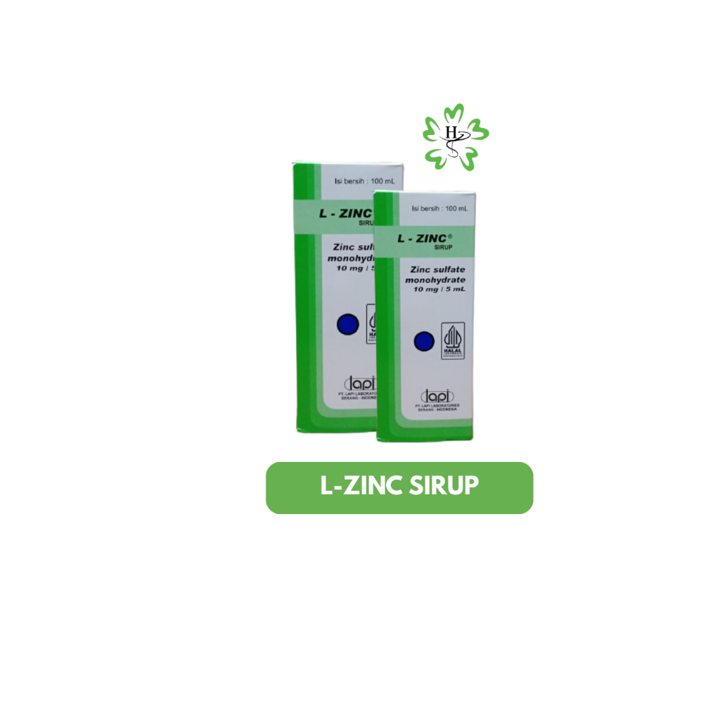 L-Zinc Sirup 100 Ml Suplemen Diare Anak