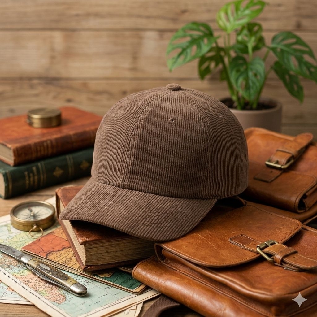 topi baseball corduroy halus LIDAH PENDEK