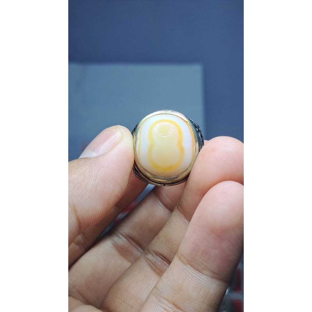 batu akik gambar angka 8 ASLI