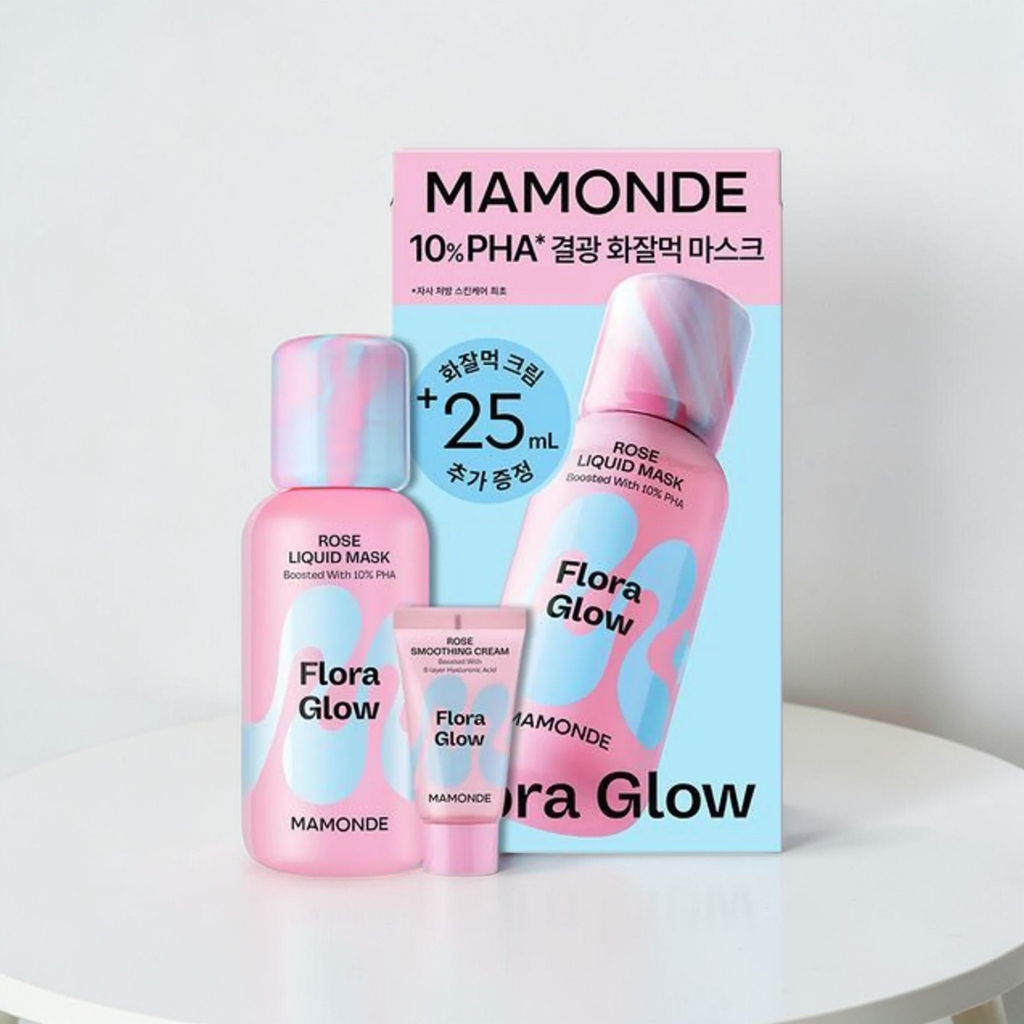 Mamonde Flora Glow Rose Liquid Mask 80ml