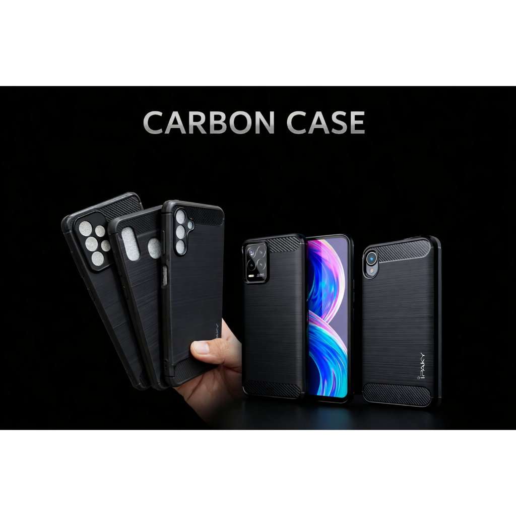 [+wrap] SOFT CASE XIAOMI REDMI 9A IPAKY CARBON FIBER REDMI 9A CARBON REDMI 9A CASE REDMI 9A SOFT CAS