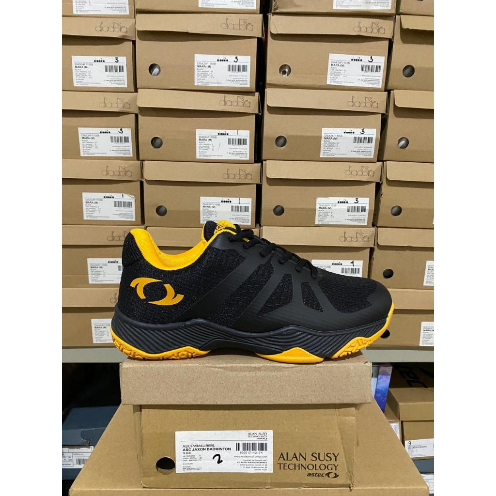 Astec Jaxon Badminton Black Men Shoes Original