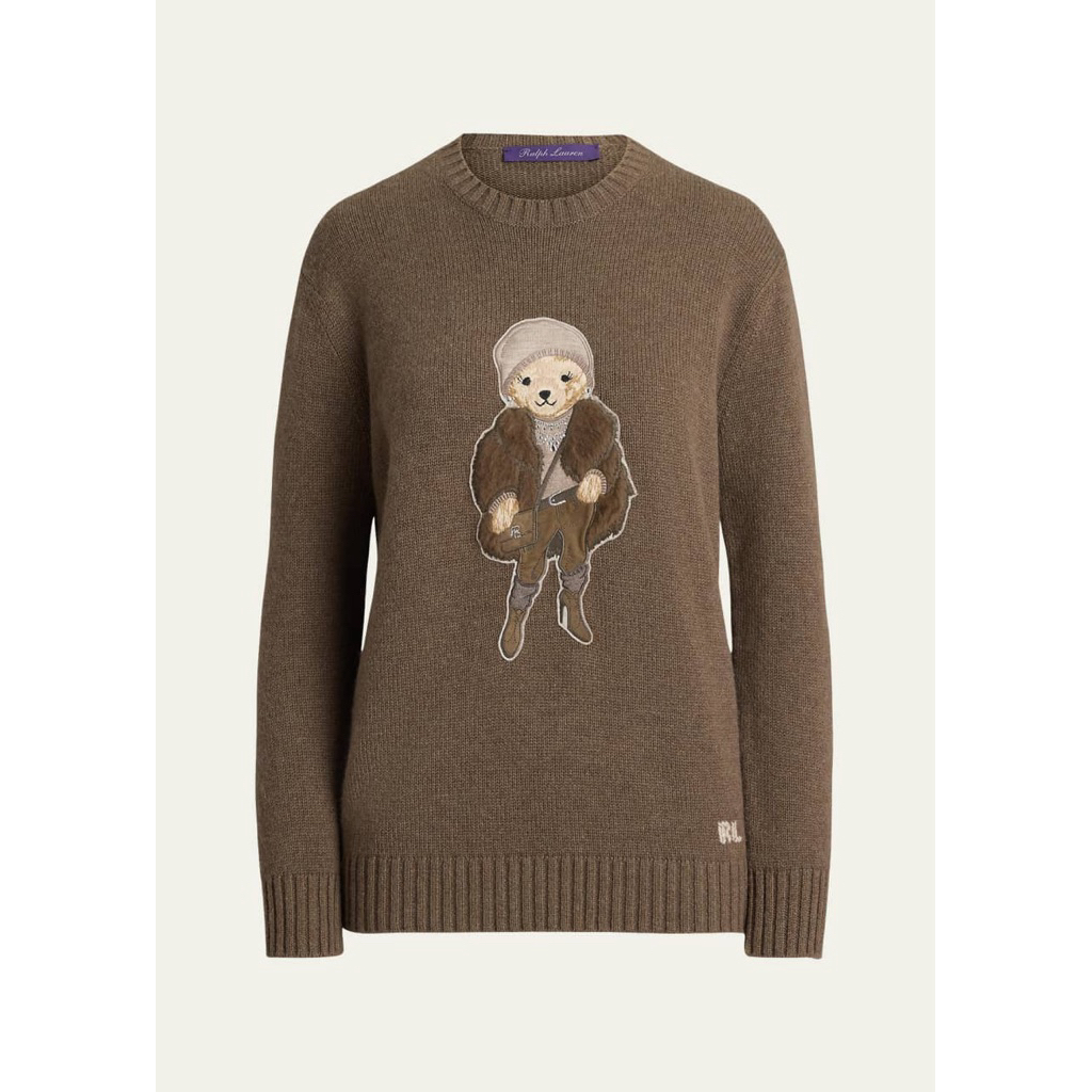 [ORIGINAL] RALPH LAUREN COLLECTION Winter Polo Bear Lofty Cashmere Sweater | Knit wanita | Knit Ralp