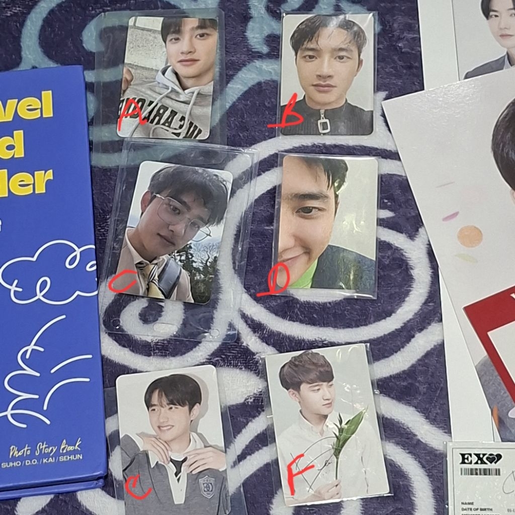 ready photocard doh kyungsoo d.o. exo blossom emphaty expectation