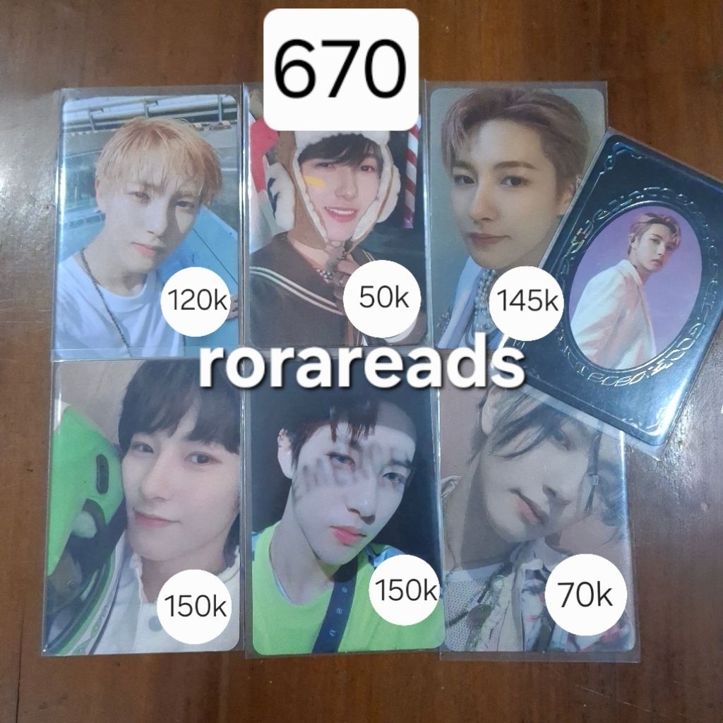 Photocard PC Renjun NCT Dream 2020 2019