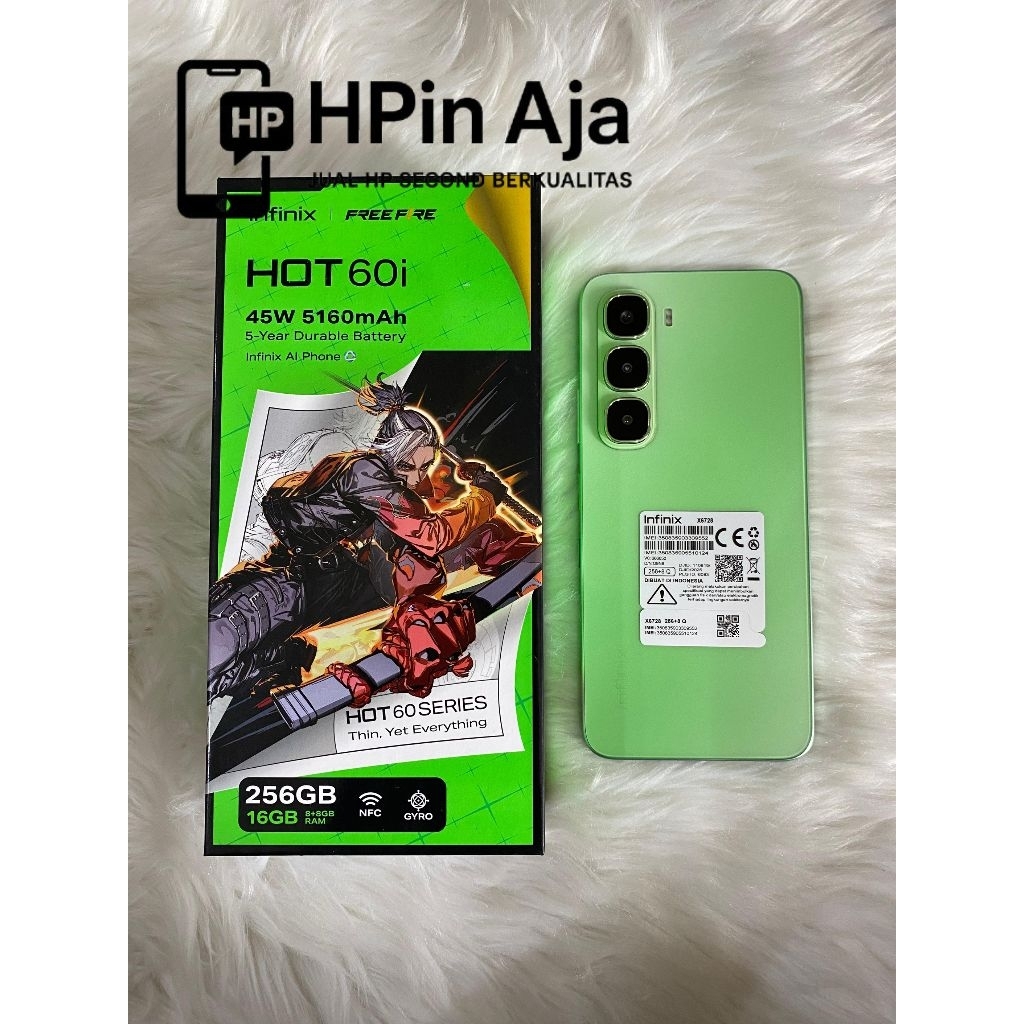 INFINIX HOT 60i 8/256GB SECOND FULSET
