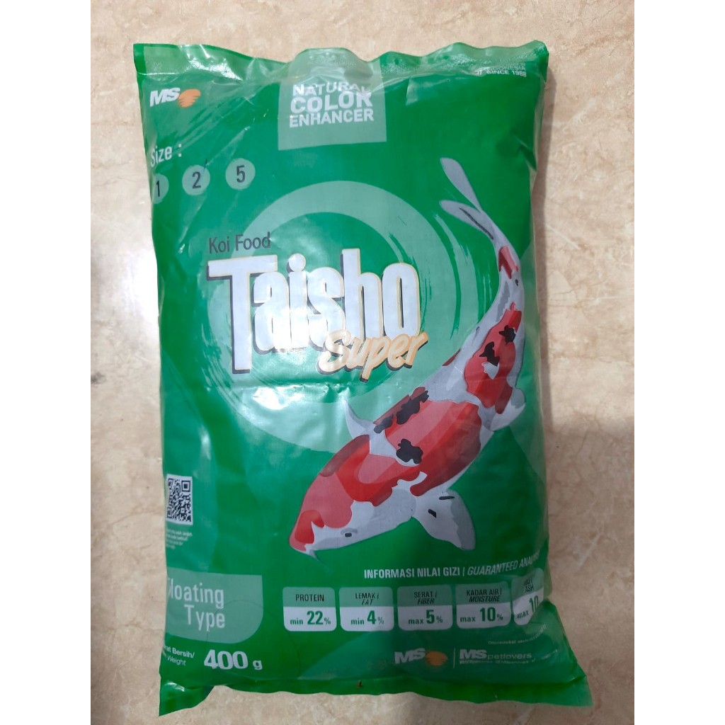 TAISHO PAKAN KOI 2MM 400 GRAM KOI FOOD