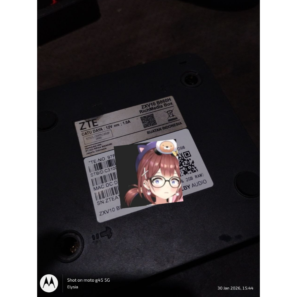 STB ZTE B860H ex Merah Bekas