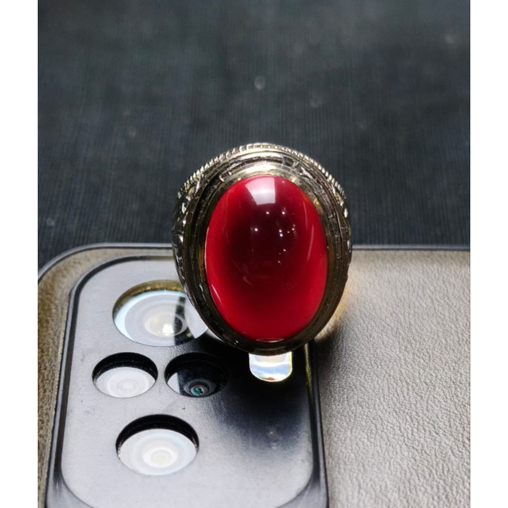 CINCIN BATU AKIK YAMAN WULUNG MERAH