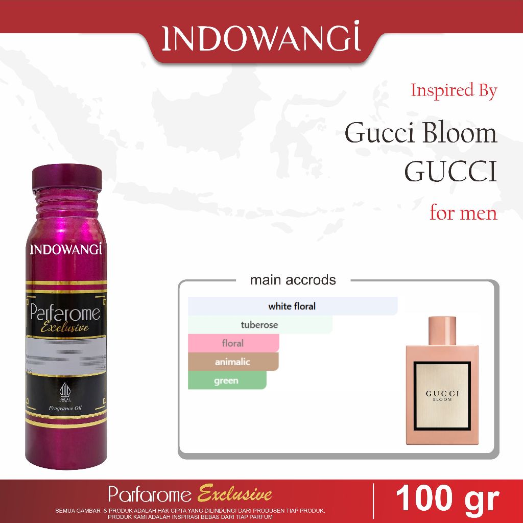 Bibit Parfum Gucci Bloom Parfarome Exclusive Segel 100gr