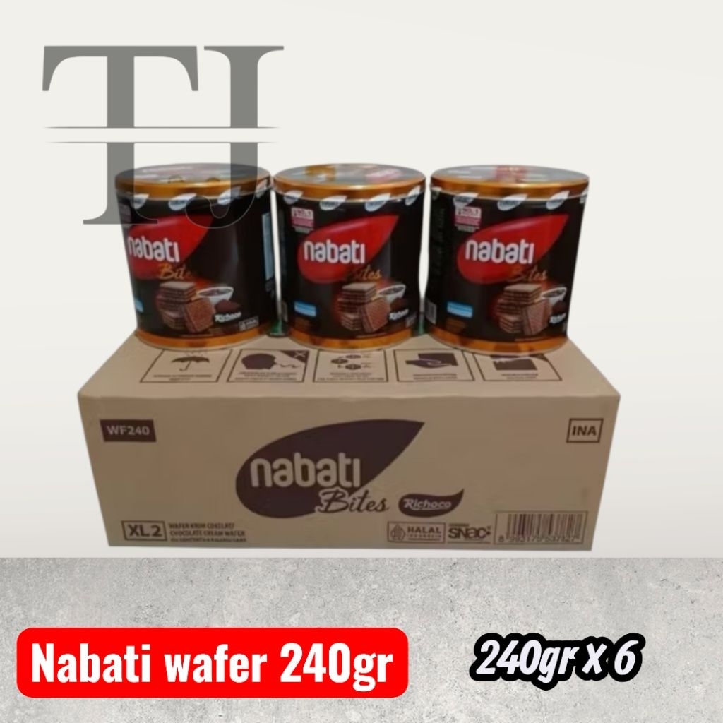 TERMURAH NABATI wafer KALENG COKLAT ISI 6