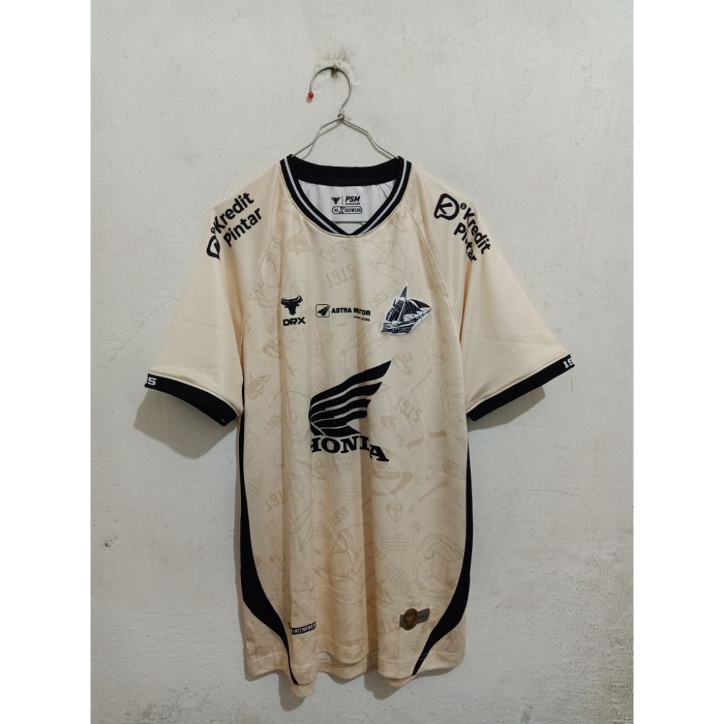 Jersey PSM Makassar Away Liga 1 2024 2025 Original Authentic Player Issue DRX VICTOR DETHAN