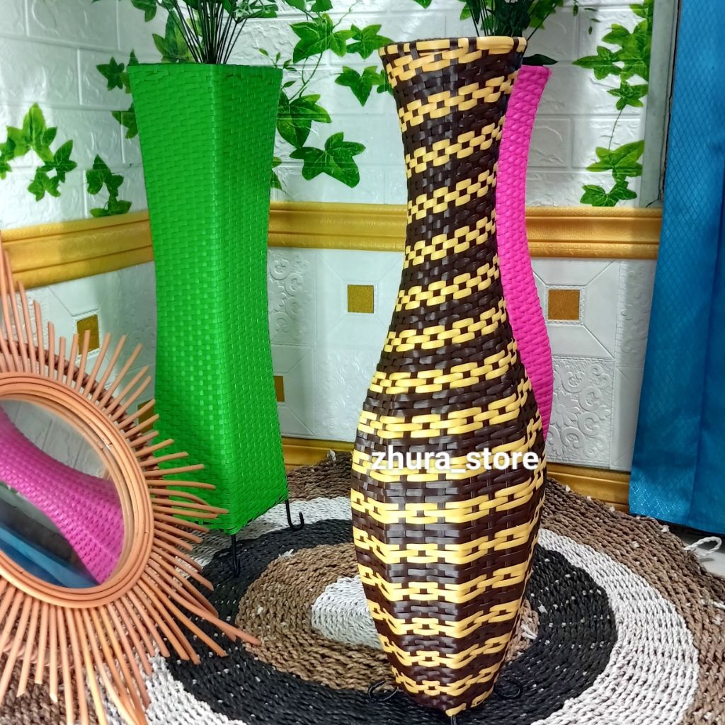 GUCI SINTETIS T/70cm vas bunga kering & bunga plastik-plastik