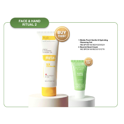 Jafra Royal Boost Nioblu Fresh Cleansing Gel Cleanser Jafra Facial Wash Nioblu MK Pro