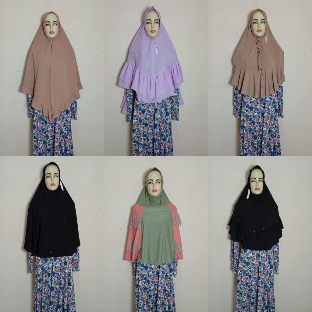 Hijab Syari { Part.2 }//KHIMAR SYARI // HIJAB JERSEY //HIJAB MOTIF // HIJAB BEST SELLER