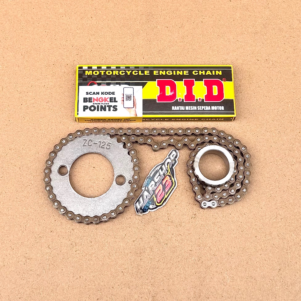 Rantai Kamprat series set timing 25H 98 L original DID aplikasi Megapro GL noetech