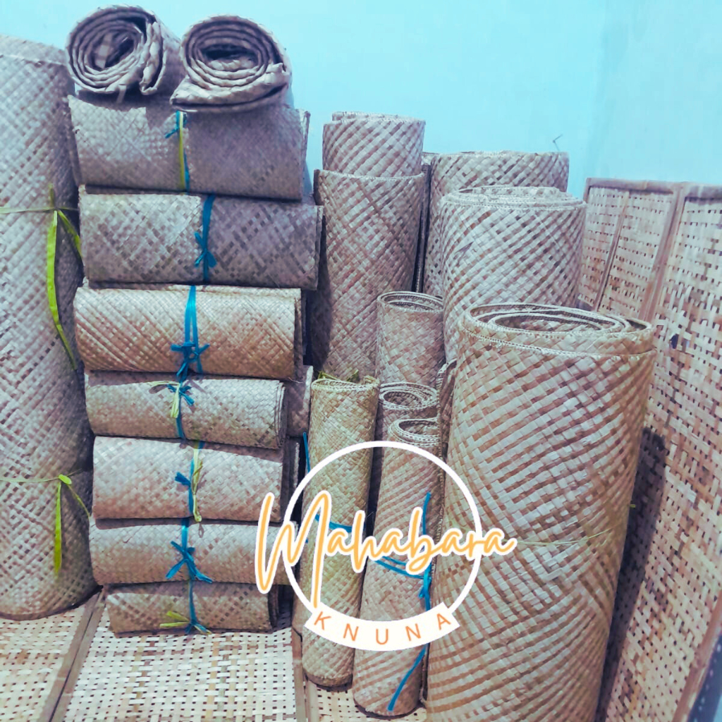 Kloso Renik / Tikar Pandan Ukuran 70cm x 120cm Tikar Tebal 2 Lapis Juga Halus