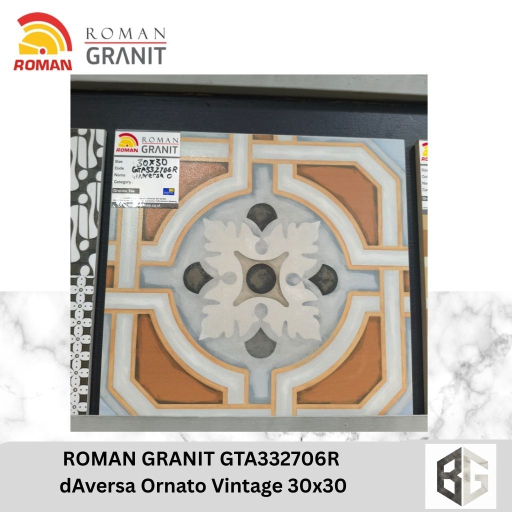 Roman Granit GTA332706R  dAversa Ornato Vintage 30x30