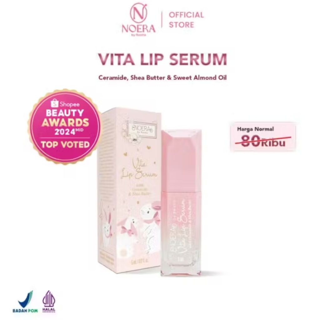 NEW - Noera Vita Lip Serum - Lip serum noera, lip gel noera, vitalip serum bibir