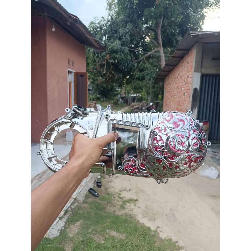 Bak cvt nmax old original ukir crom custom