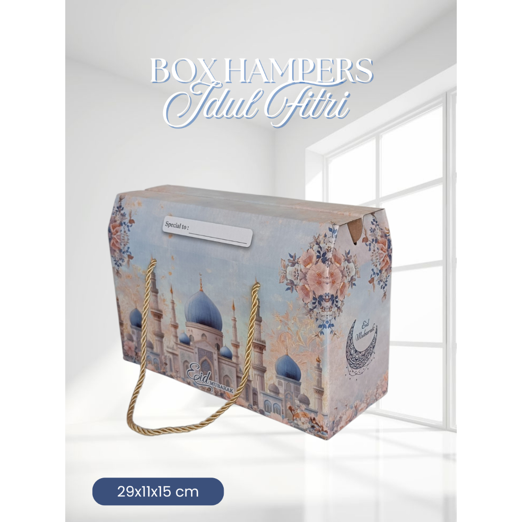 Box Hampers Idul Fitri / Dus Kuker / Isi 5 pc / Box Gable