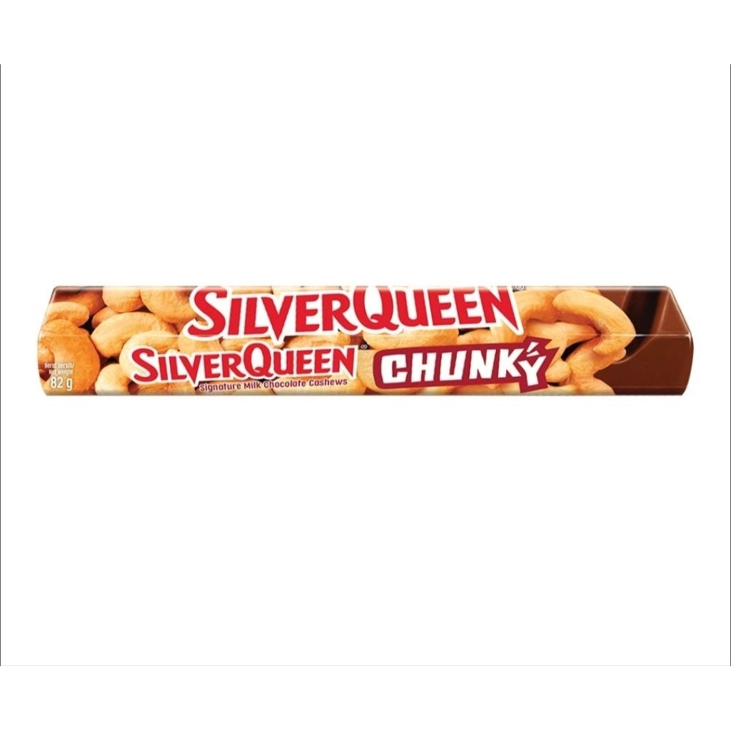 SilverQueen Chunky Bar Coklat 85g dengan Potongan Besar dan Rasa Lezat