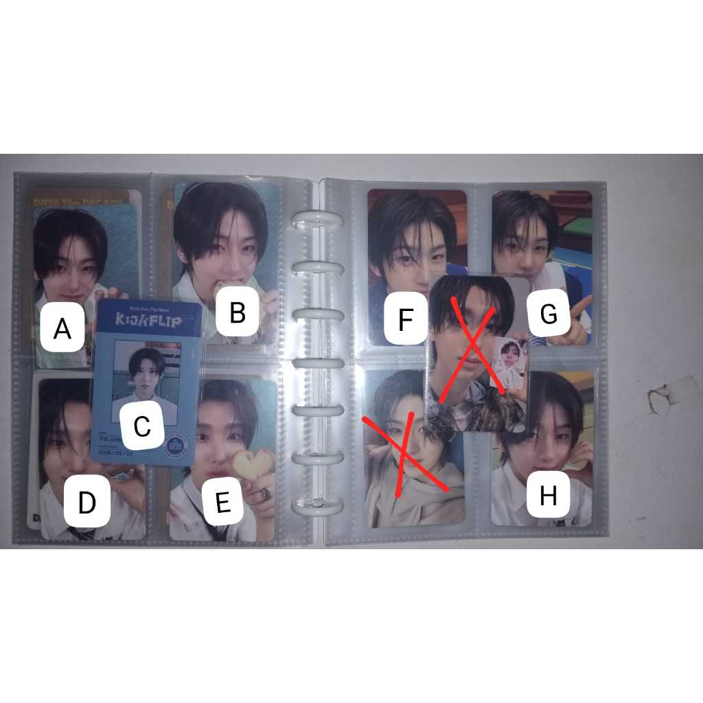 (READY STOCK) PHOTOCARD KICKFLIP KYEHOON, JUWANG