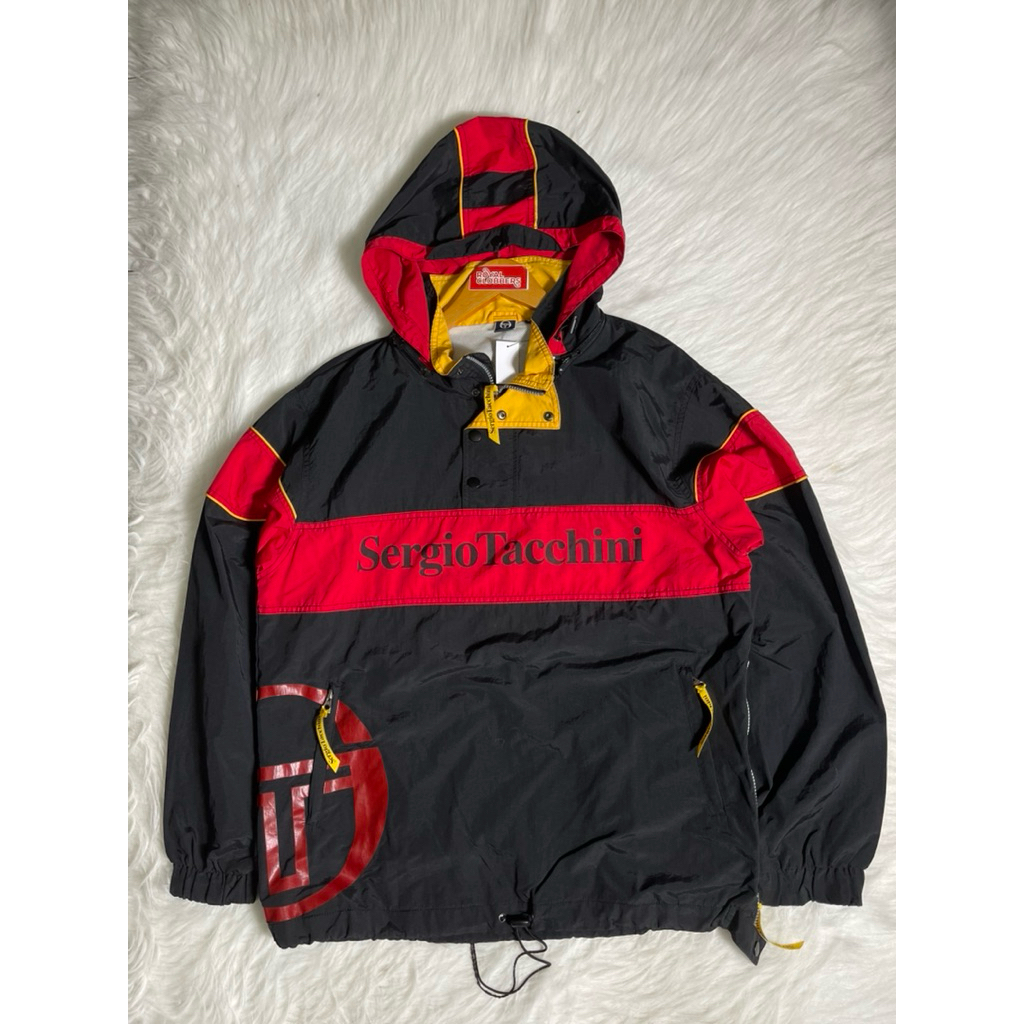 jaket windbreaker sergio tacchini second (3881) - Hoodie second - hoodie second branded - Jaket Seco