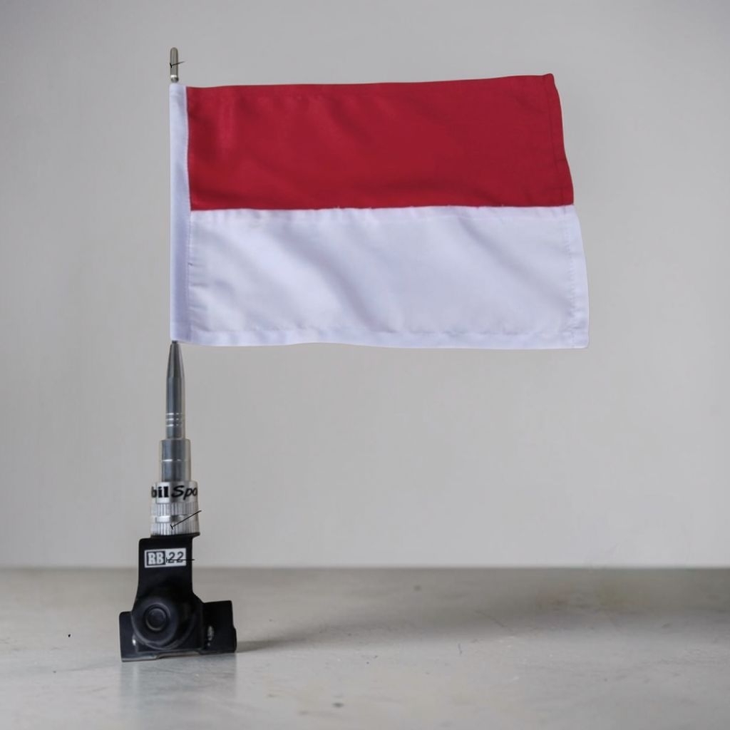 tiang bendera mobil, antena bendera mobil, bendera berkwalitas bagus