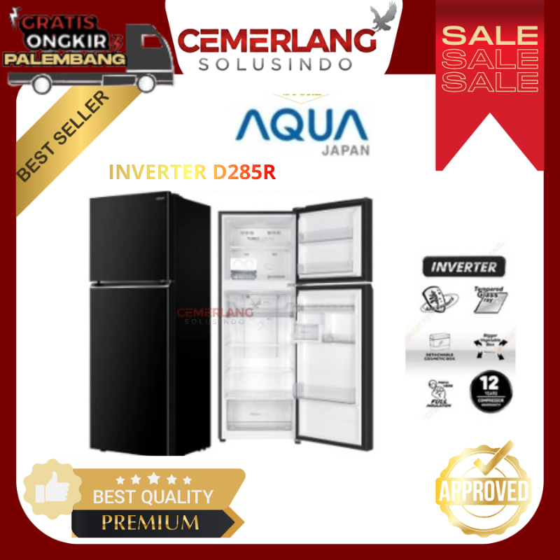 Kulkas Aqua 2 Pintu DTM 285RAP/DTM 305RAP Kulkas 2 Pintu Aqua Inverter Kulkas Dua Pintu AquaTurbo Co